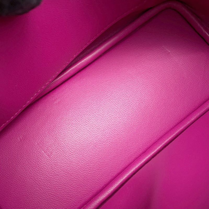 エルメス ボリード1923 ミニ ローズパープル/シルバー金具 シェブルミゾル C刻印 2wayショルダー