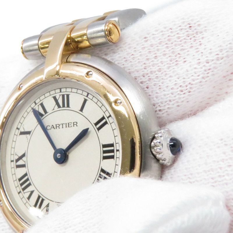 カルティエ パンテール ヴァンドーム SM 2ロウ 84084241 Cartier 腕時計 アイボリー文字盤 クォーツ