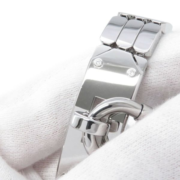 エルメス ケリーウォッチ ダイヤベゼル KE4.130.130 HERMES 腕時計 スパークリングホワイトラッカー文字盤