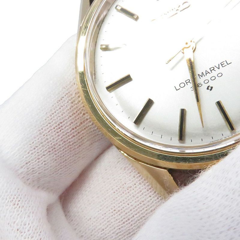 セイコー ロードマーベル 36000 5740-8000 SEIKO 腕時計 シルバー文字盤