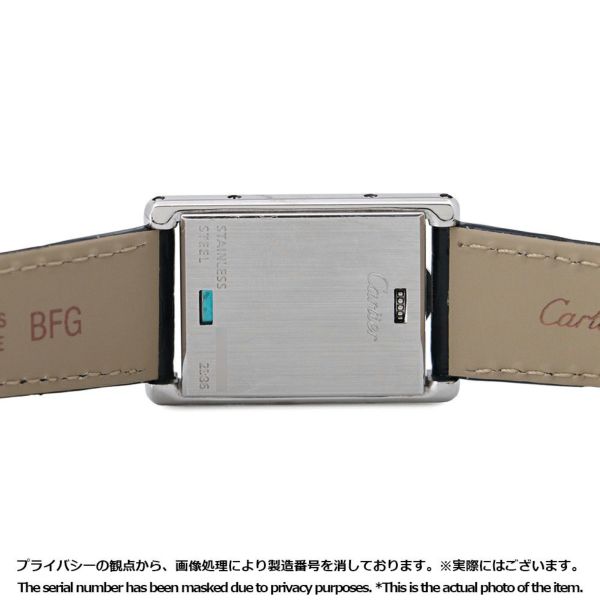 カルティエ タンク バスキュラント W1016830 Cartier 腕時計 グレー文字盤