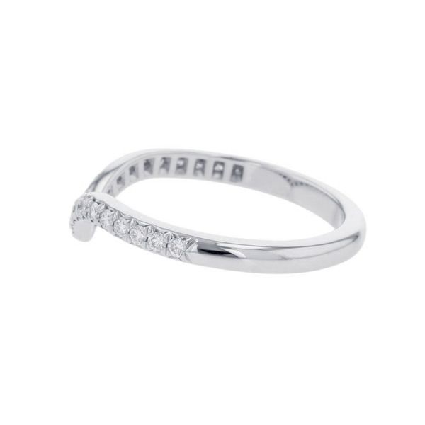 ティファニー リング ソレスト Vリング ダイヤモンド形0.17ct Pt950プラチナ リングサイズ約10号 60875626 Tiffany&Co. 指輪