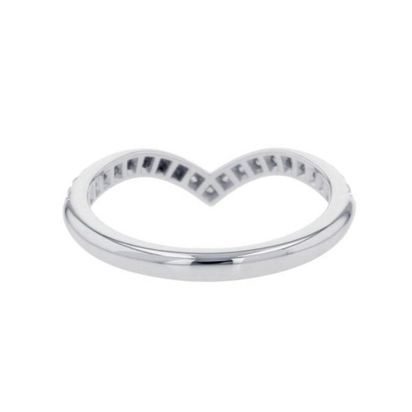 ティファニー リング ソレスト Vリング ダイヤモンド形0.17ct Pt950プラチナ リングサイズ約10号 60875626 Tiffany&Co. 指輪