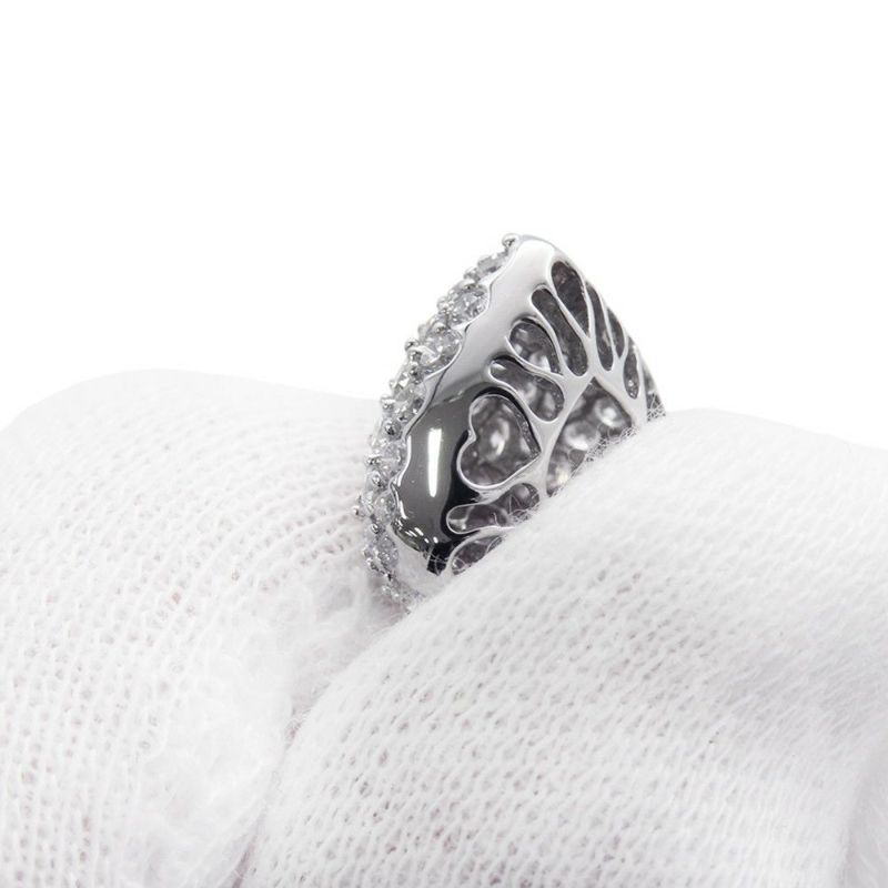 カルティエ ネックレス ハート ネックレス パヴェ ダイヤモンド Pt950プラチナ Cartier ジュエリー