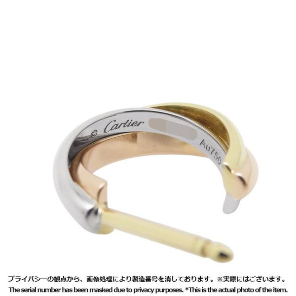 カルティエ ピアス トリニティ ミニモデル K18YG/K18PG/K18WG B8301540 ジュエリー イヤリング