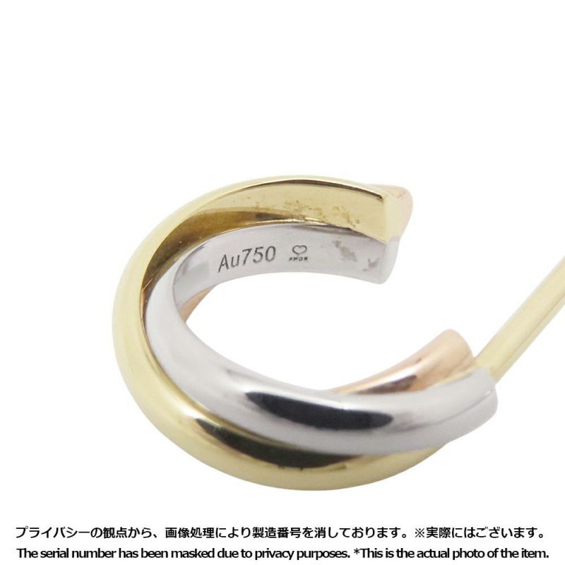 カルティエ ピアス トリニティ ミニモデル K18YG/K18PG/K18WG B8301540 ジュエリー イヤリング