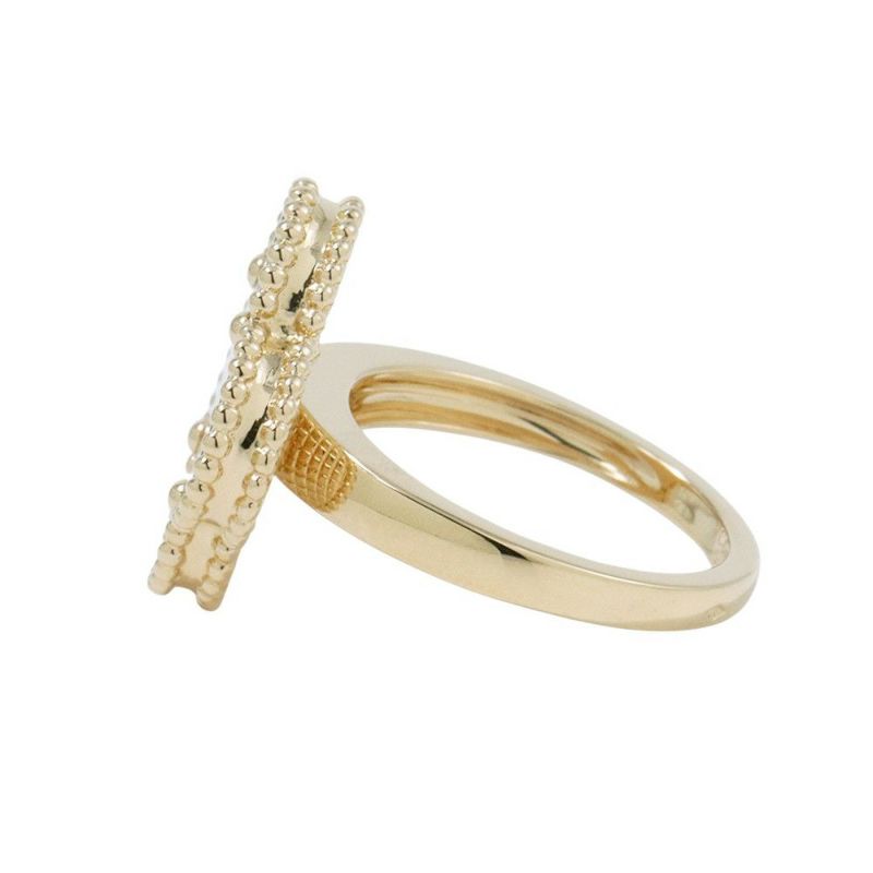 ヴァンクリーフ＆アーペル リング マジック アルハンブラ リング マザーオブパール K18YGイエローゴールド サイズ57 VCARF78900