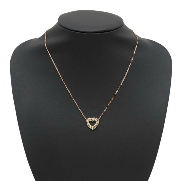 カルティエ ネックレス ハート トリニティ K18YG/K18PG/K18WG ジュエリー ペンダント