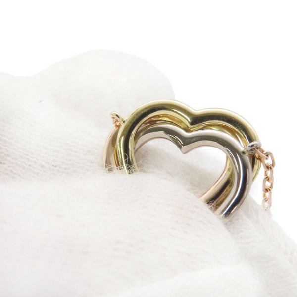 カルティエ ネックレス ハート トリニティ K18YG/K18PG/K18WG ジュエリー ペンダント