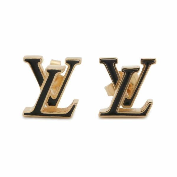 ルイヴィトン ピアス LV アイコニック エナメル ロゴ M01135 LOUIS VUITTON アクセサリー 2023年春夏