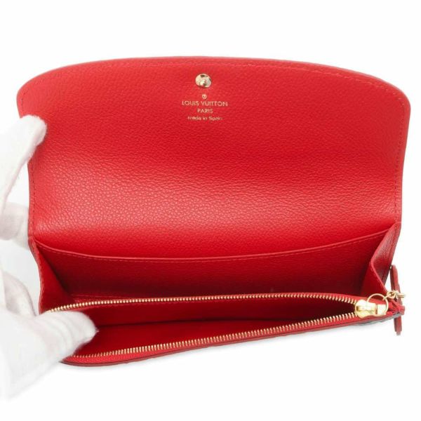 ルイヴィトン 長財布 ポルトフォイユ・エミリー M68327 LOUIS VUITTON ヴィトン 財布 フラワーモチーフ チャーム