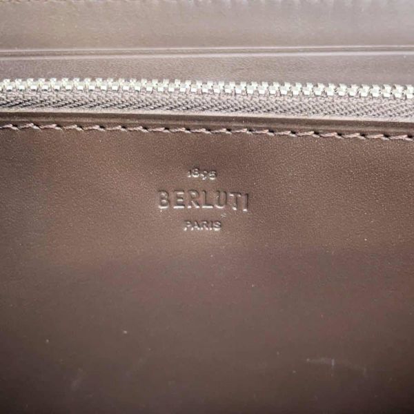 ベルルッティ 長財布 カリグラフィ イタウバ ラウンドファスナー レザー Berluti メンズ