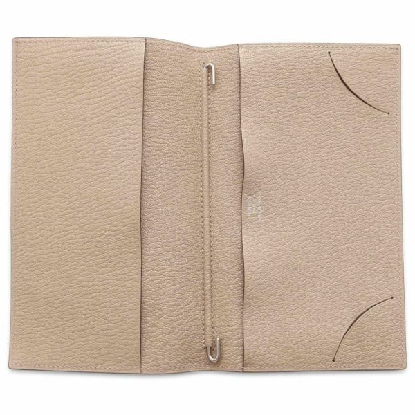 エルメス 手帳カバー アジャンダカバー ヴィジョンII エトゥープ/シルバー金具 シェブルミゾル HERMES スケジュール帳