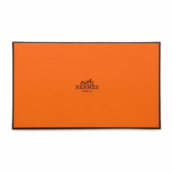 エルメス コインケース バスティア ルージュピマン/シルバー金具 ボックスカーフ B刻印 HERMES 小銭入れ