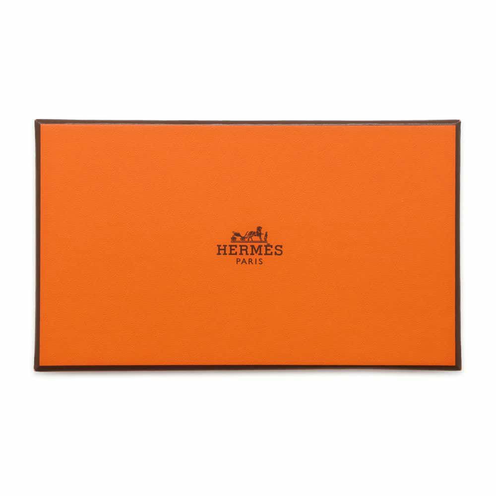 エルメス コインケース バスティア ルージュピマン/シルバー金具 ボックスカーフ B刻印 HERMES 小銭入れ