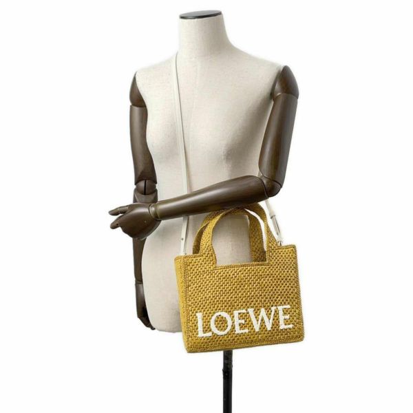 ロエベ ハンドバッグ フォント トート ラフィア A685B59X01 LOEWE 2wayショルダーバッグ