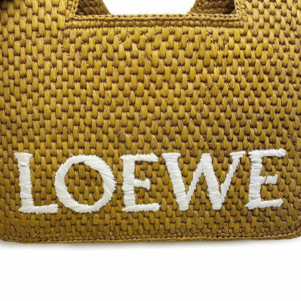 ロエベ ハンドバッグ フォント トート ラフィア A685B59X01 LOEWE 2wayショルダーバッグ