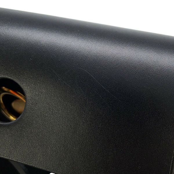 エルメス ショルダーバッグ エールバッグジップ ミニ ブラック/シルバー金具 トワルミリタリー/ヴァッシュハンター K刻印 黒