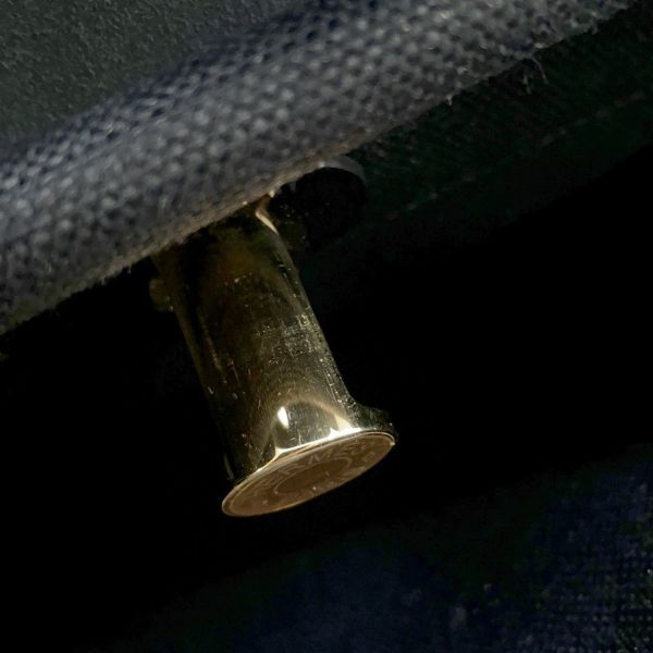 エルメス ショルダーバッグ エールバッグジップ ミニ ブラック/シルバー金具 トワルミリタリー/ヴァッシュハンター K刻印 黒