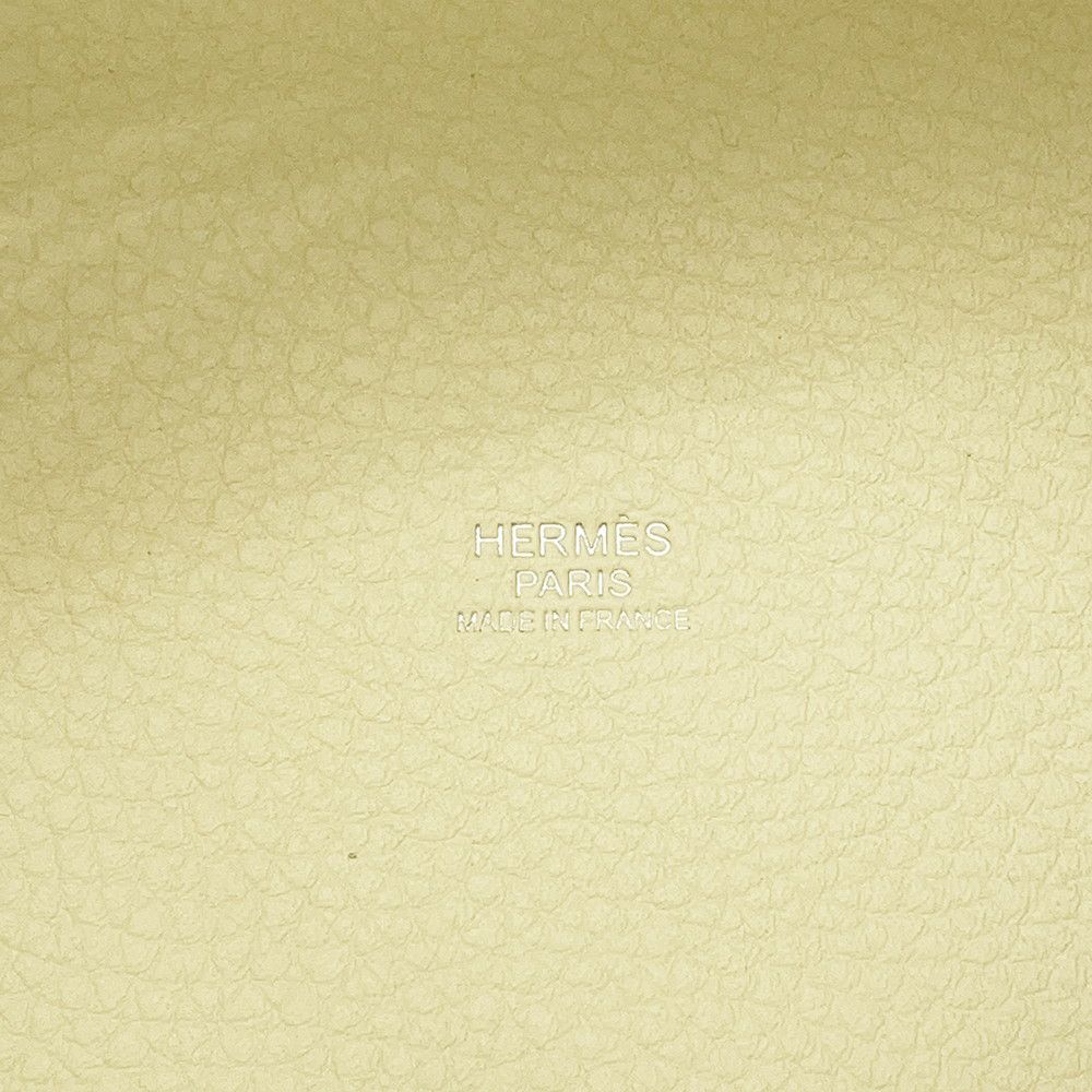 エルメス ピコタンロックPM エクラ ジョーヌミルトン/ヴェールヴェルティゴ/シルバー金具 トリヨンクレマンス W刻印