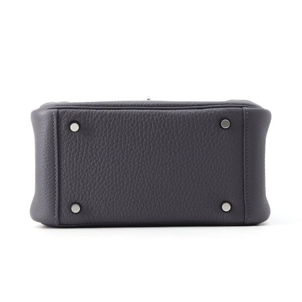 エルメス リンディ ミニ アルドワーズ/シルバー金具 トリヨンクレマンス W刻印 2wayショルダー