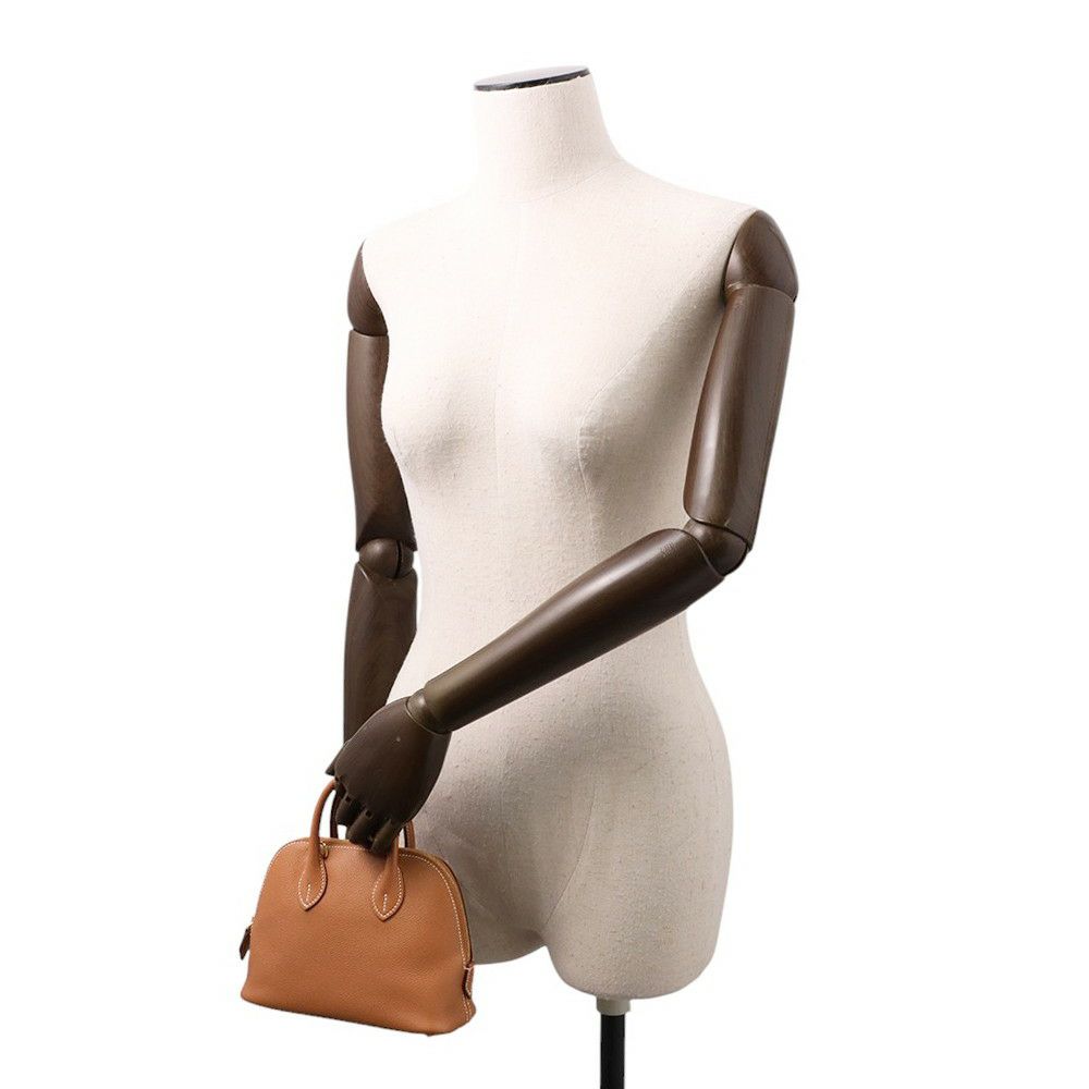 エルメス ボリード1923 ミニ ゴールド/ゴールド金具 エバーカラー K刻印 2wayショルダー