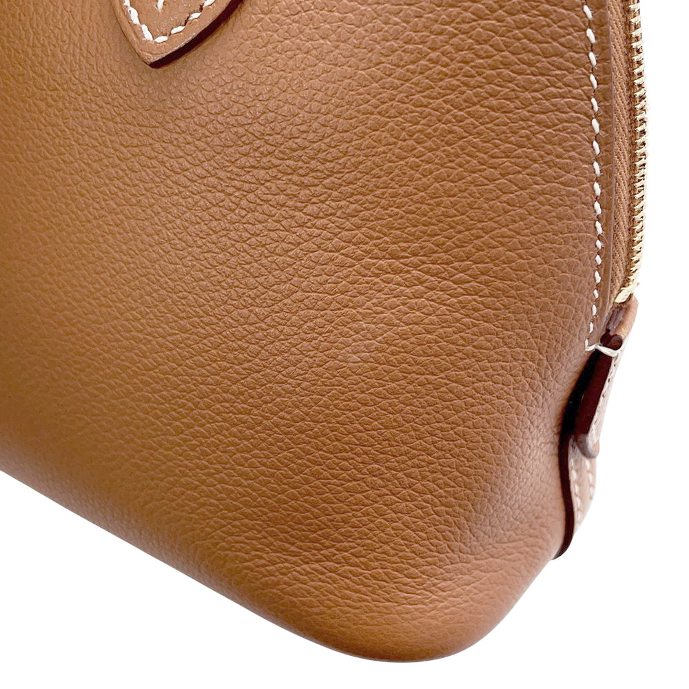 エルメス ボリード1923 ミニ ゴールド/ゴールド金具 エバーカラー K刻印 2wayショルダー