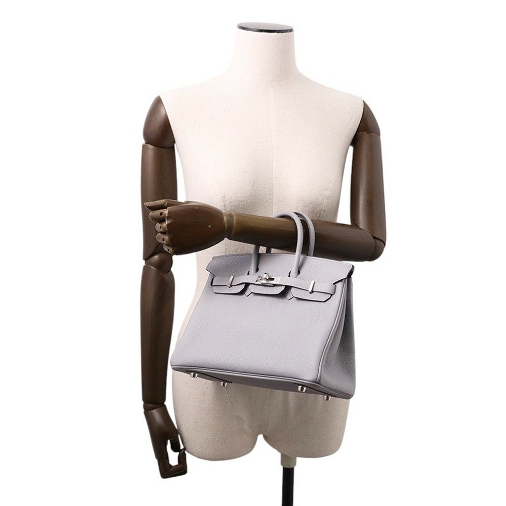 エルメス バーキン25 グリパンタン/シルバー金具 トゴ K刻印 HERMES Birkin ハンドバッグ