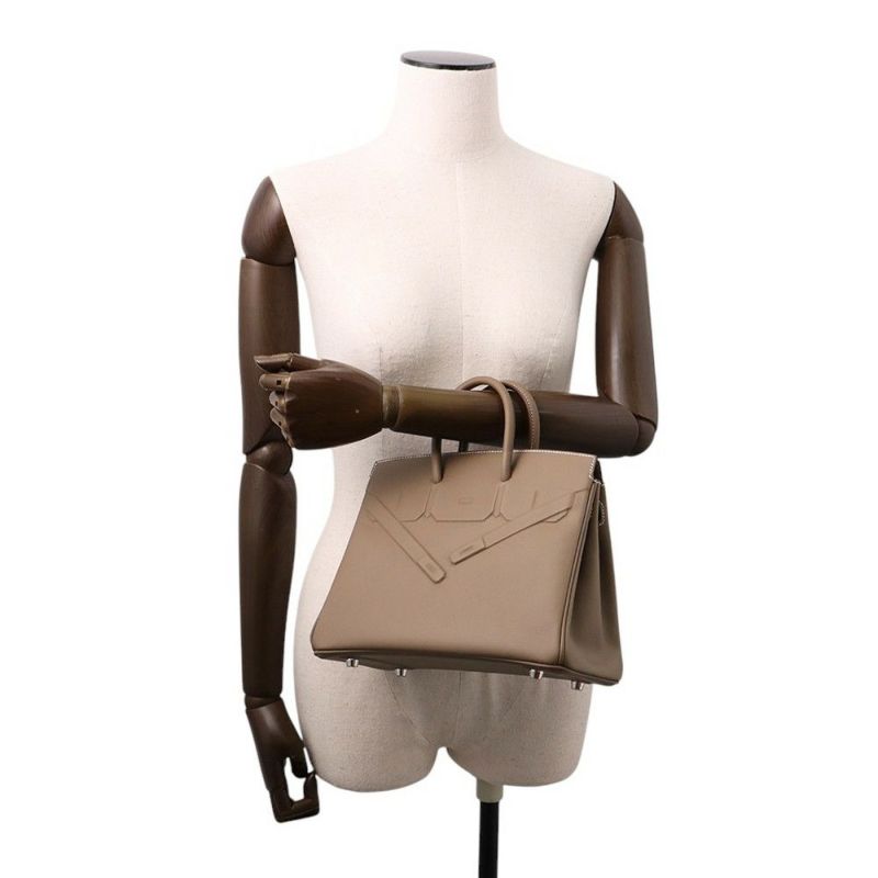 エルメス バーキン25 シャドウ エトゥープ/シルバー金具 スイフト W刻印 HERMES Birkin ハンドバッグ