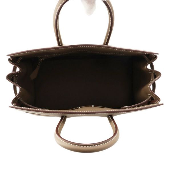 エルメス バーキン25 シャドウ エトゥープ/シルバー金具 スイフト W刻印 HERMES Birkin ハンドバッグ