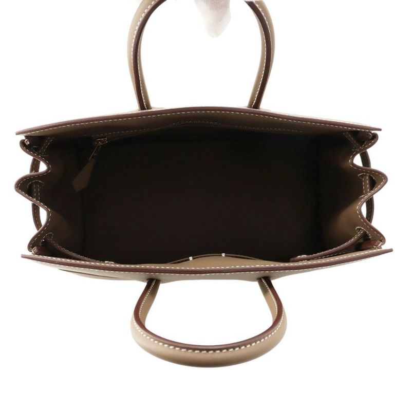 エルメス バーキン25 シャドウ エトゥープ/シルバー金具 スイフト W刻印 HERMES Birkin ハンドバッグ