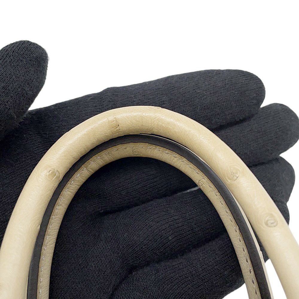 エルメス ボリード1923 ミニ パーシュマン/シルバー金具 オーストリッチ U刻印 HERMES 2wayショルダー