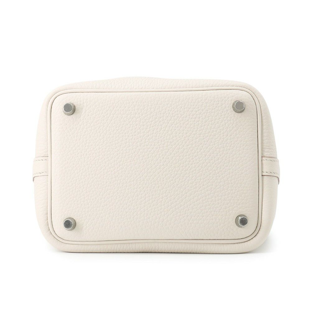 エルメス ハンドバッグ ピコタンロックPM ベトン/シルバー金具 トリヨンクレマンス K刻印