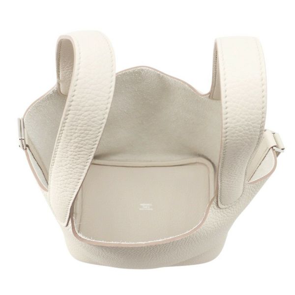 エルメス ハンドバッグ ピコタンロックPM ベトン/シルバー金具 トリヨンクレマンス K刻印