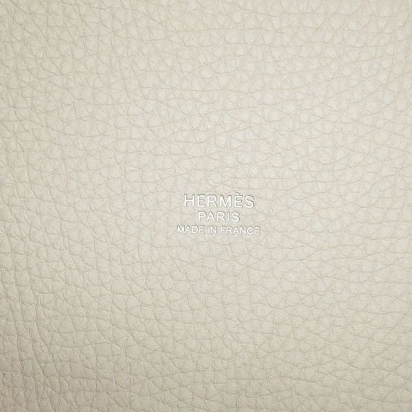 エルメス ハンドバッグ ピコタンロックPM ベトン/シルバー金具 トリヨンクレマンス K刻印