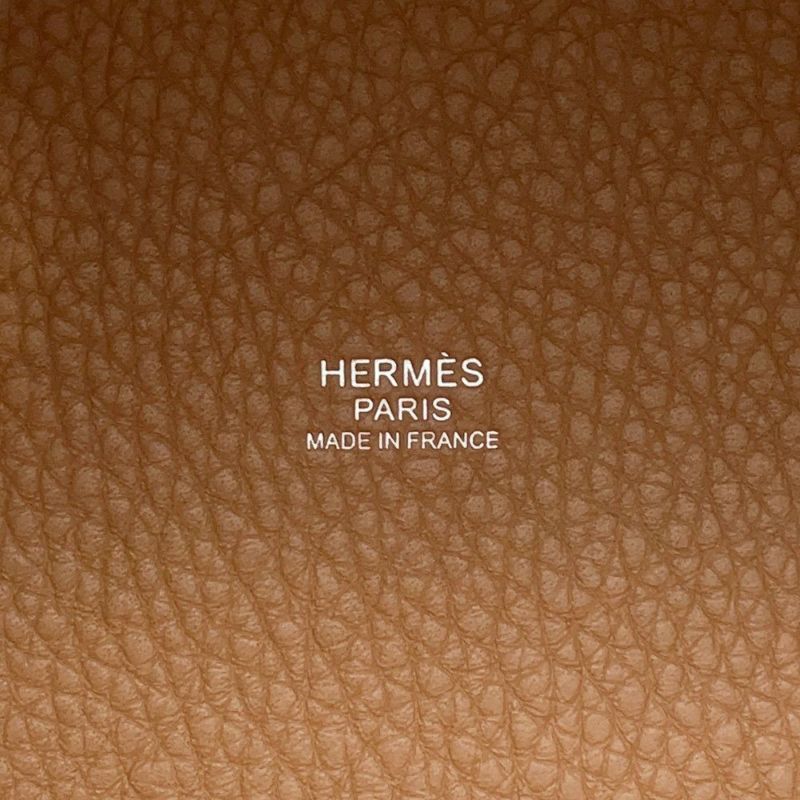 エルメス ハンドバッグ ピコタンロックPM ゴールド/シルバー金具 トリヨンクレマンス K刻印