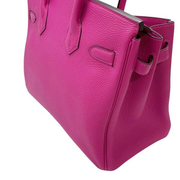 エルメス バーキン30 ローズパープル/シルバー金具 トゴ A刻印 HERMES Birkin ハンドバッグ