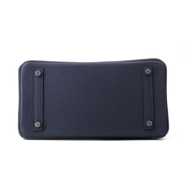 エルメス バーキン30 ブルーニュイ/シルバー金具 トゴ Y刻印 HERMES Birkin ハンドバッグ