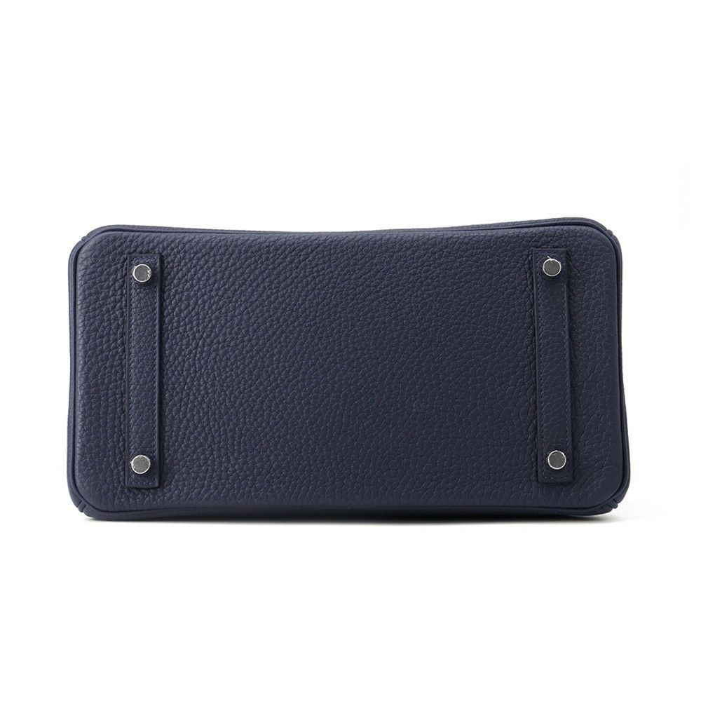 エルメス バーキン30 ブルーニュイ/シルバー金具 トゴ Y刻印 HERMES Birkin ハンドバッグ