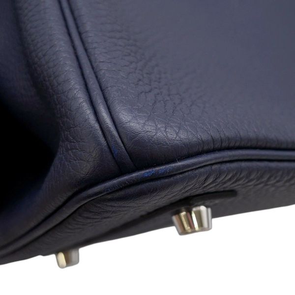 エルメス バーキン30 ブルーニュイ/シルバー金具 トゴ Y刻印 HERMES Birkin ハンドバッグ
