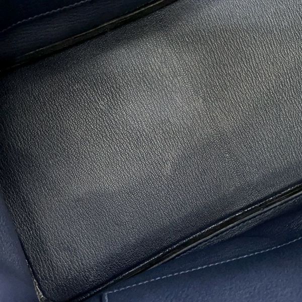 エルメス バーキン30 ブルーニュイ/シルバー金具 トゴ Y刻印 HERMES Birkin ハンドバッグ