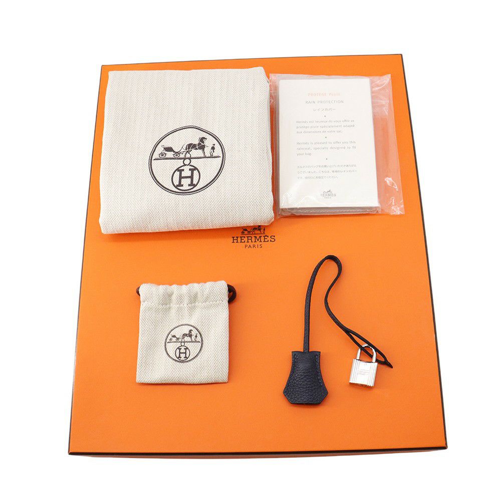 エルメス バーキン30 ブルーニュイ/シルバー金具 トゴ Y刻印 HERMES Birkin ハンドバッグ