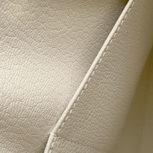 エルメス ハンドバッグ ケリー28 外縫い クレ/シルバー金具 エプソン W刻印 2wayショルダー