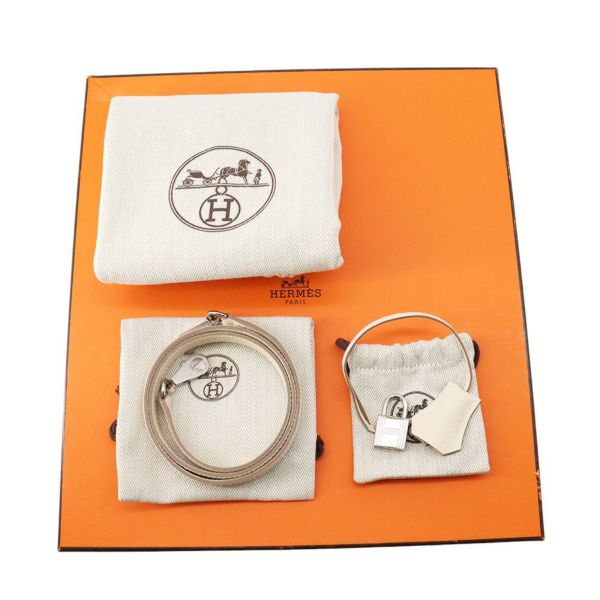 エルメス ハンドバッグ ケリー28 外縫い クレ/シルバー金具 エプソン W刻印 2wayショルダー