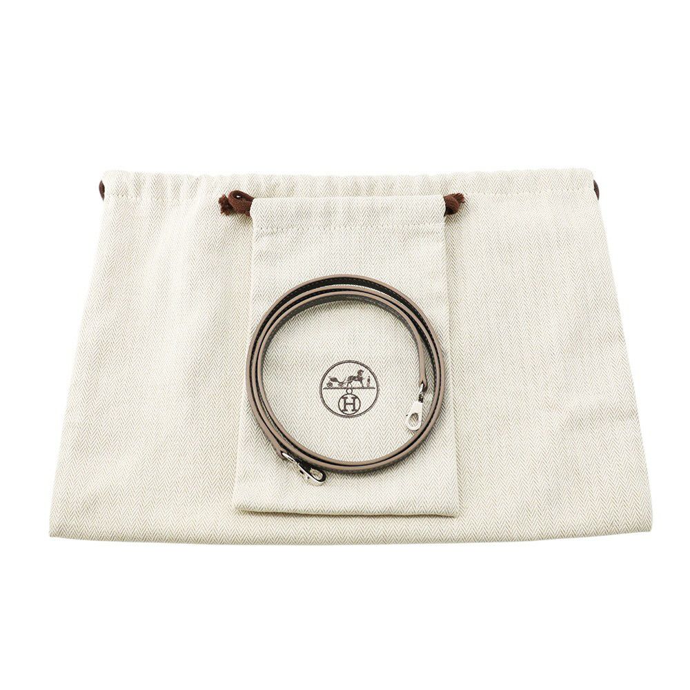 エルメス ミニケリー2 外縫い トリコロール グリスペール/ヴェールフィズ/グラファイト/シルバー金具 エプソン B刻印 2wayショルダー