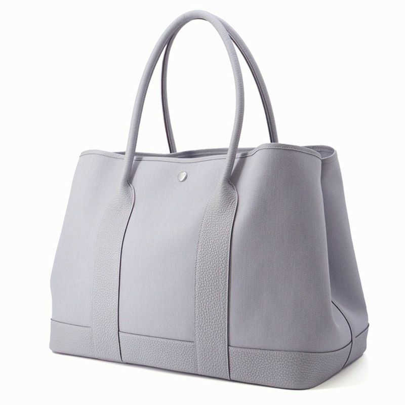 エルメス トートバッグ ネオ・ガーデン ヴォヤージュ グリパンタン/シルバー金具 トワルオフィシェ/ネゴンダ K刻印 ガーデンパーティー