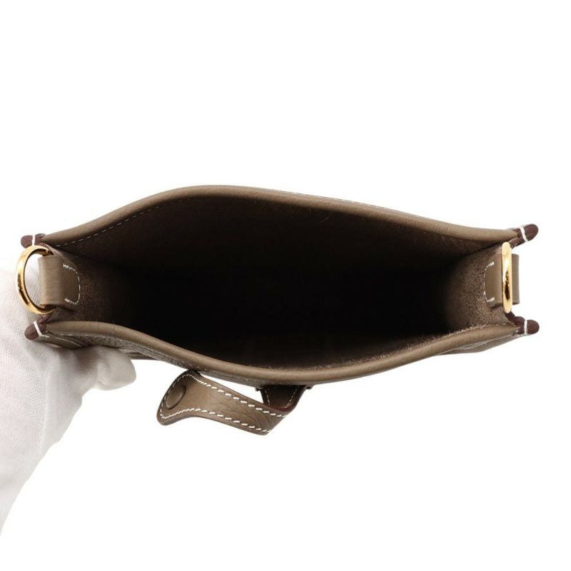 エルメス エブリンTPM 111cm アマゾン  エトゥープ/ブルーインディゴ/シルバー金具 トリヨンクレマンス K刻印