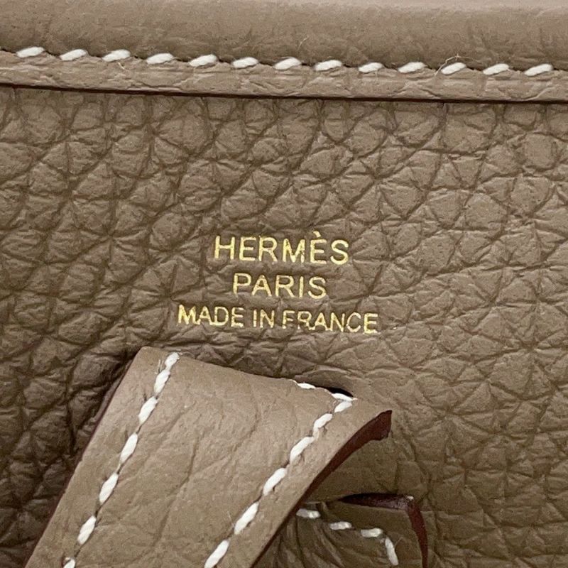 エルメス エブリンTPM 111cm アマゾン  エトゥープ/ブルーインディゴ/シルバー金具 トリヨンクレマンス K刻印