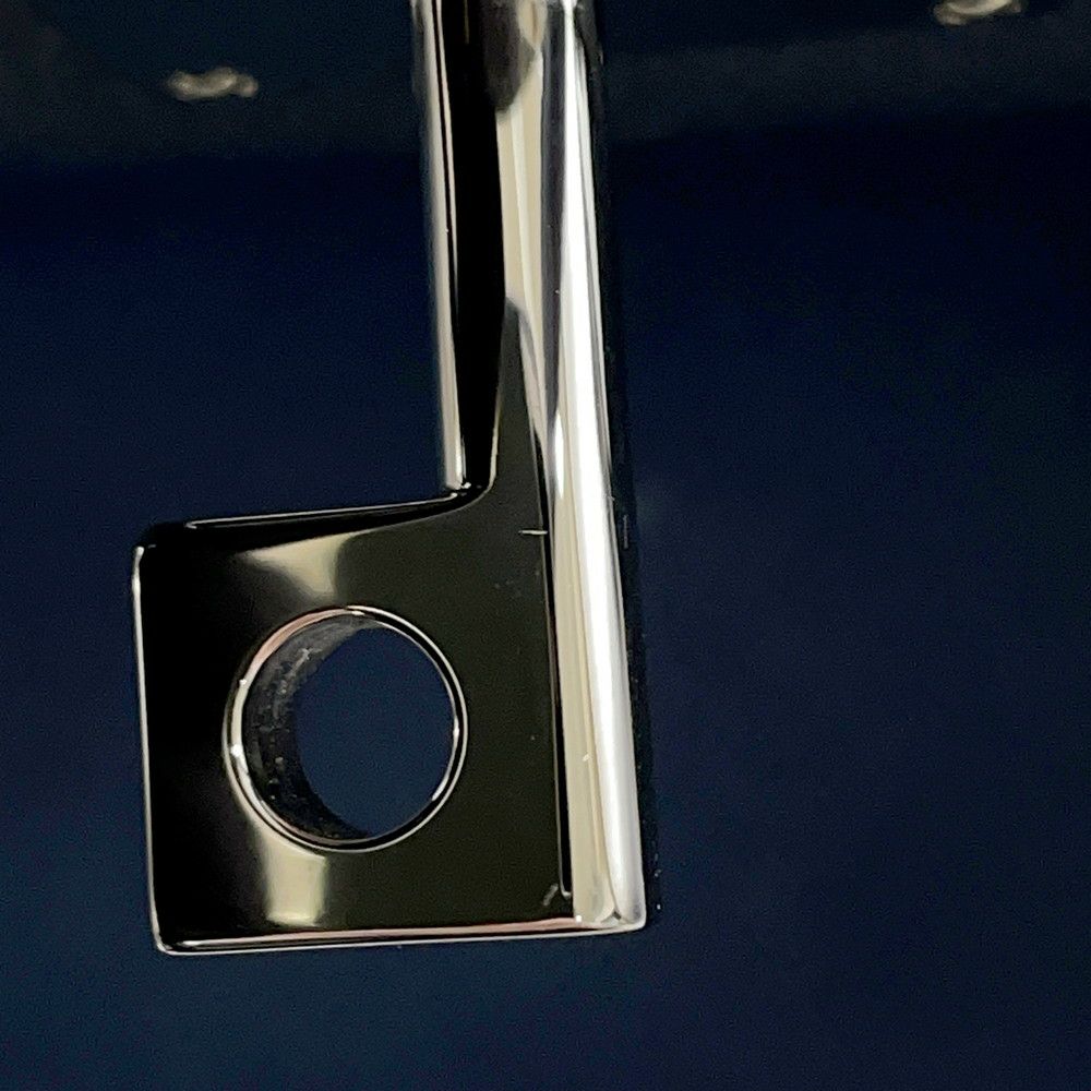 エルメス ハンドバッグ オータクロア40 ブルーニュイ/シルバー金具 トゴ/トワルミリタリー B刻印