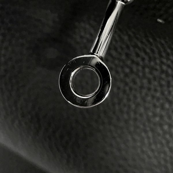 エルメス バーキン40 ブラック/シルバー金具 トゴ U刻印 HERMES Birkin ハンドバッグ 黒